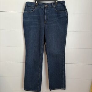 Lauren Jeans Co Jeans Womens Size 12 Dark Bootcut High‎ Rise Pants Preppy Casual